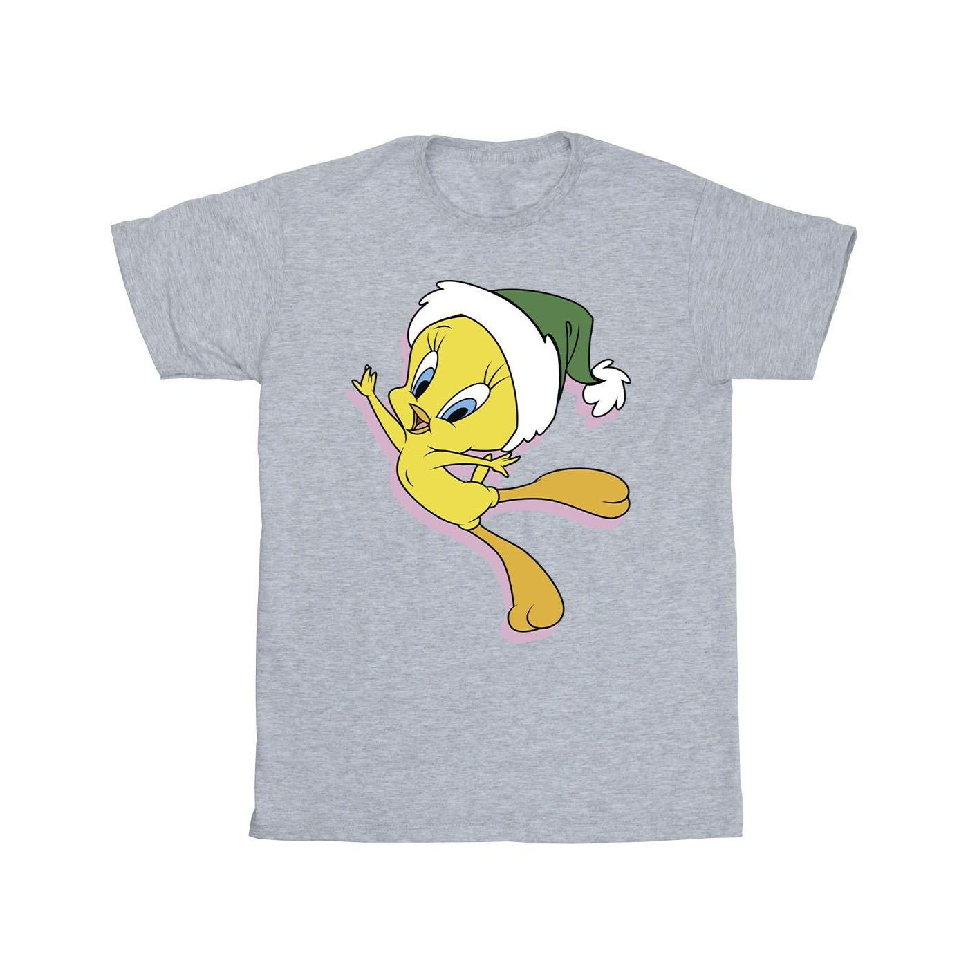 LOONEY TUNES  Tweety Christmas Hat TShirt 