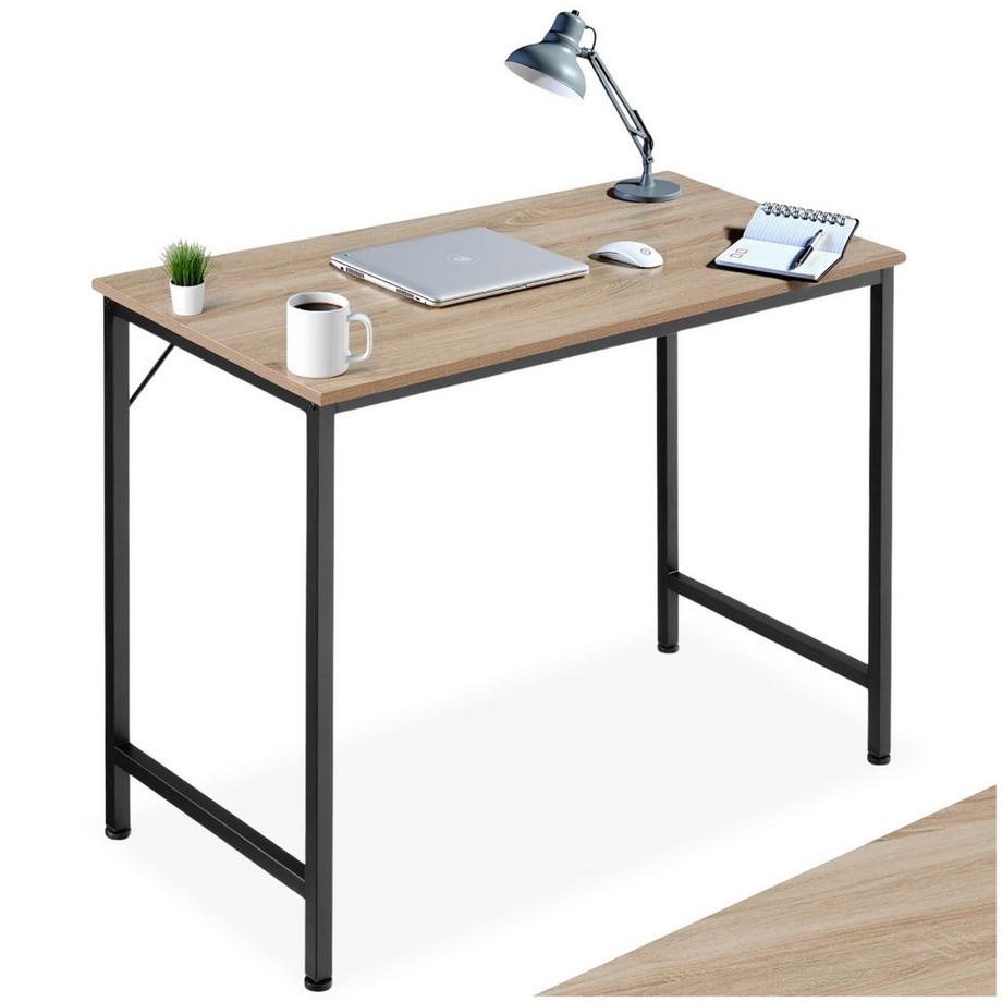 Tectake Schreibtisch Jenkins Industrial Style Holz und Stahl  