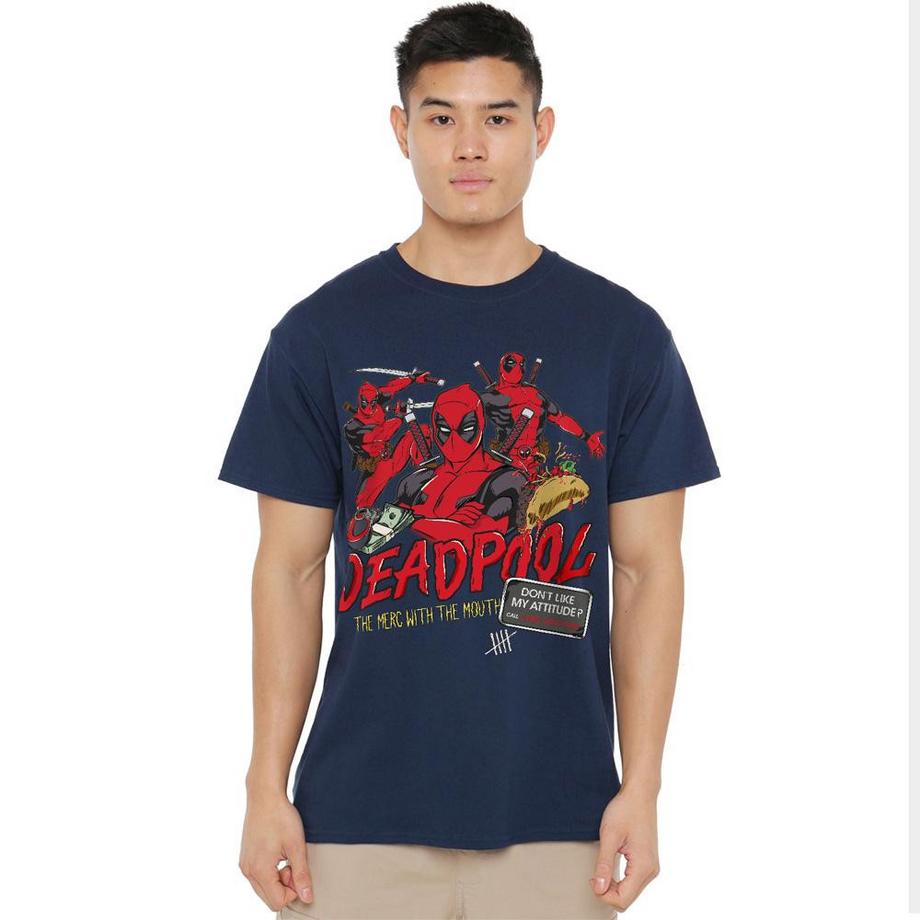 Deadpool T-Shirt Attitude Imprimé  