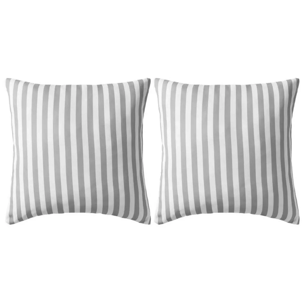 VidaXL - Oreiller d'extérieur polyester, One Size, Gris