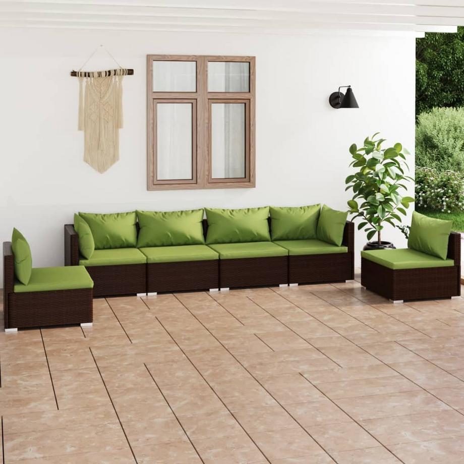VidaXL Garten-lounge-set poly-rattan  