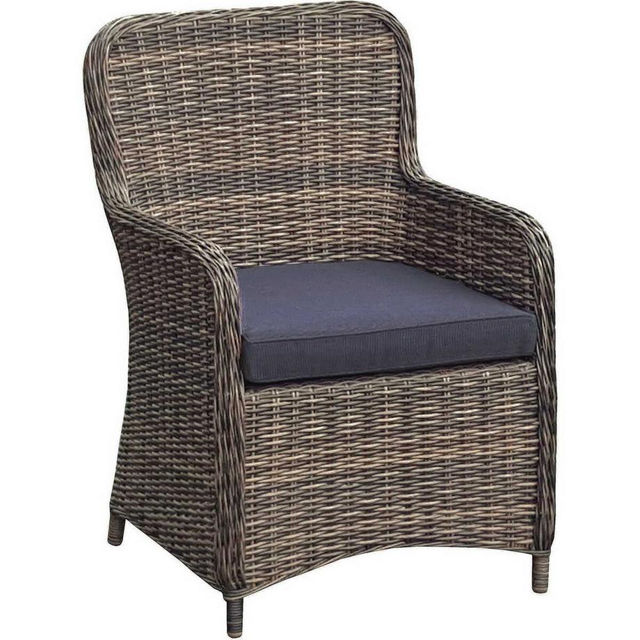 mutoni pleasure Ensemble de fauteuils de jardin Bordeaux brun oeillet (4 pièces)  