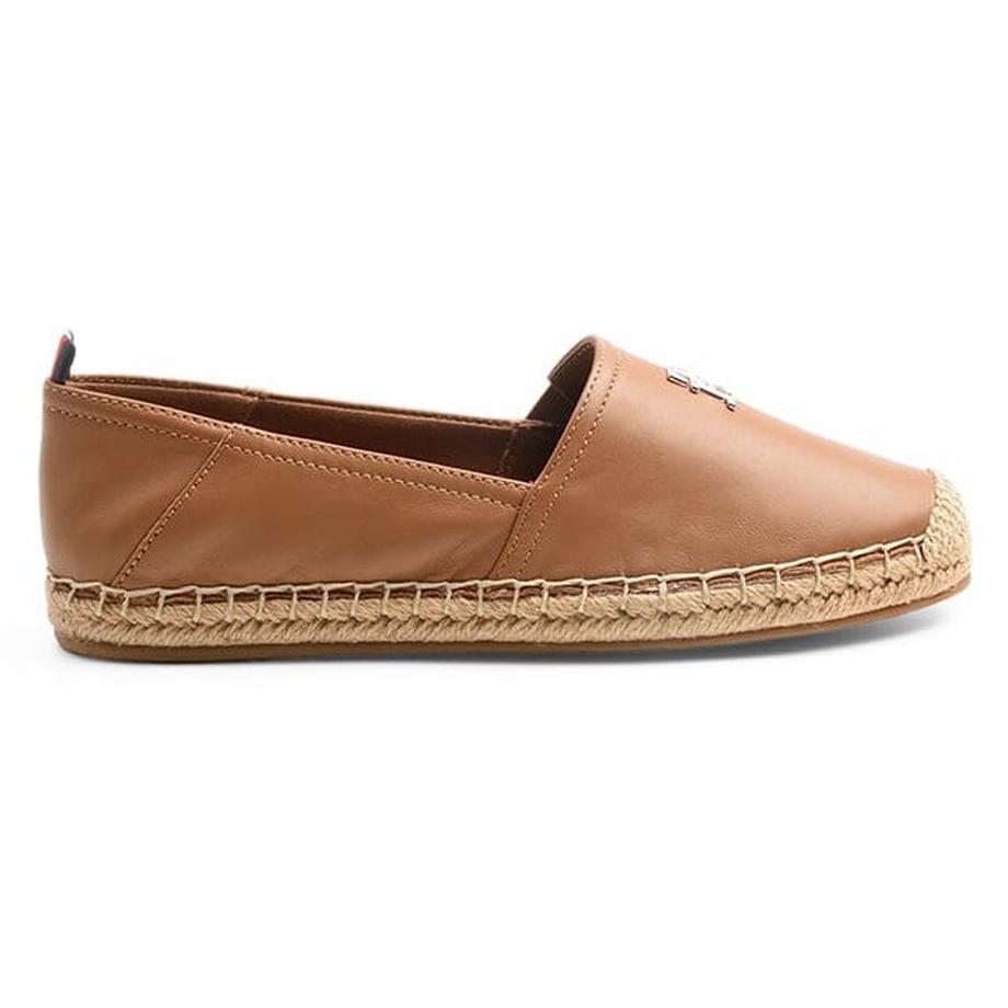 TOMMY HILFIGER  TH FLAT LEATHER ESPADRILLE 