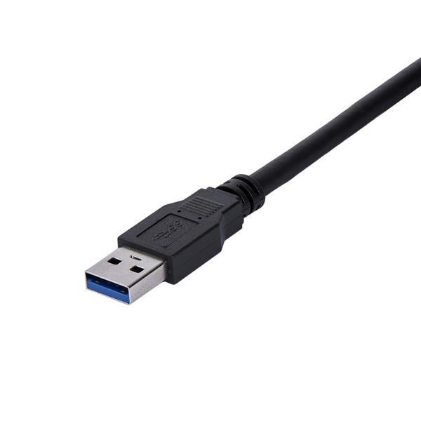 STARTECH.COM  Câble d'extension noir SuperSpeed USB 3.0 A vers A 1 m - M/F 