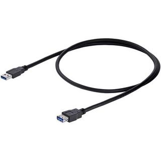 STARTECH.COM  Câble d'extension noir SuperSpeed USB 3.0 A vers A 1 m - M/F 