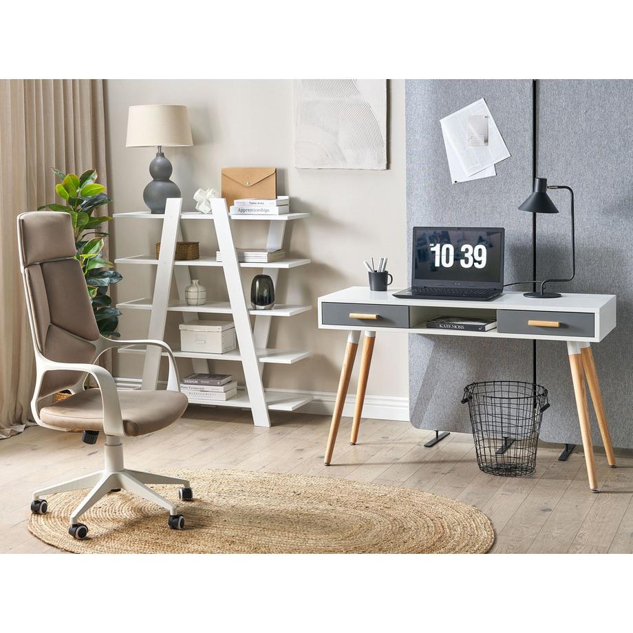 Beliani  Büromöbel-Set aus MDF-Platte Skandinavisch ESCALANTE/FRISCO 