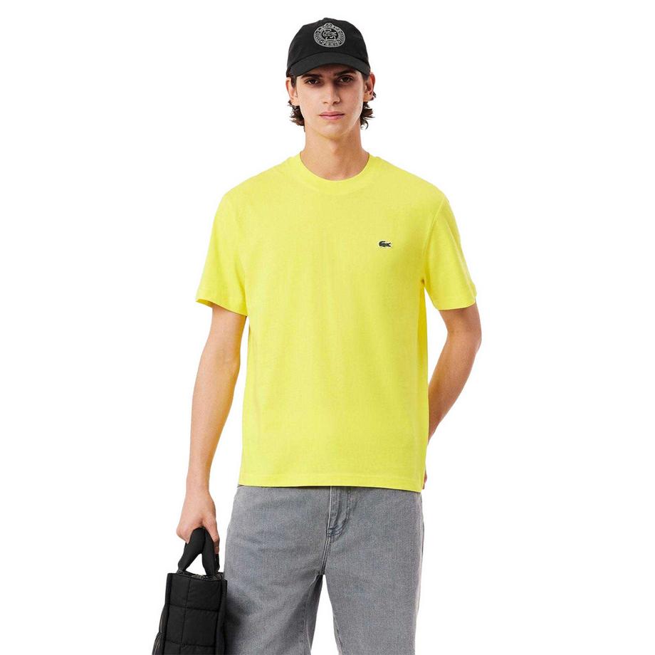 LACOSTE Klassisches T-Shirt mit besticktem Logo  