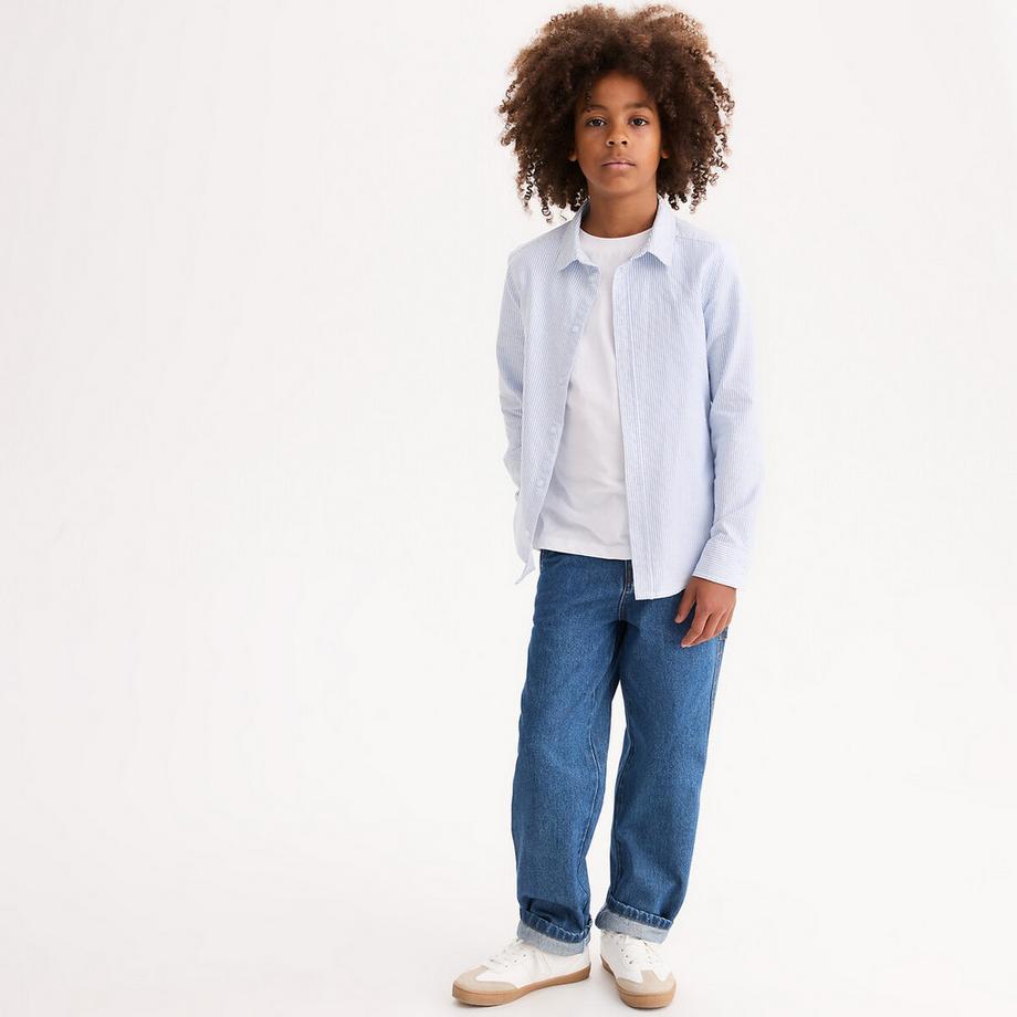 Chemise rayée à manches longues