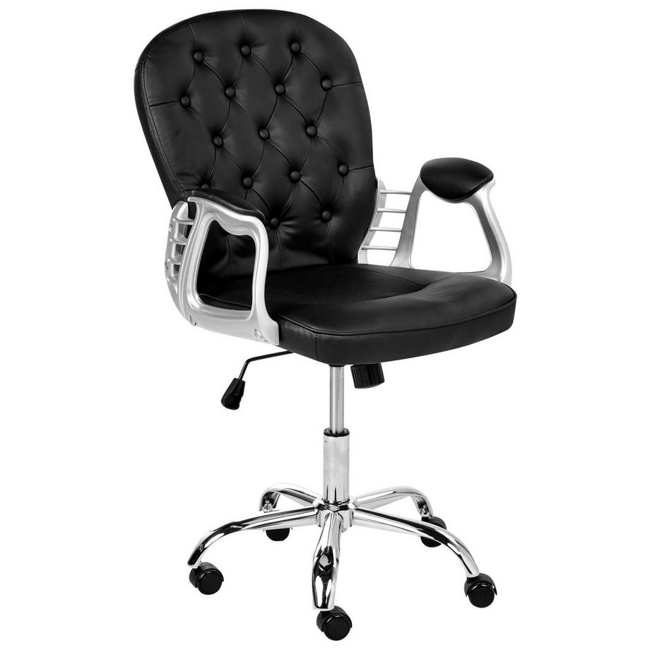 Beliani Sedia da scrivania en Pelle sintetica Glamour PRINCESS  