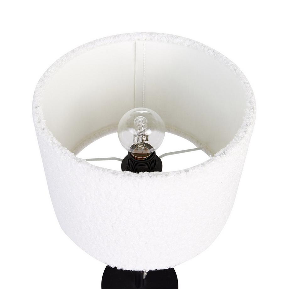 Beliani Lampada da tavolo en Bouclé  VINAZCO  