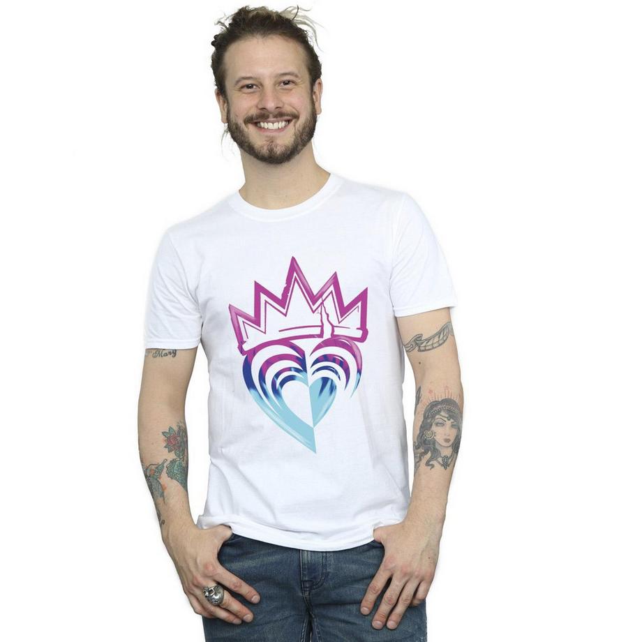 Disney Descendants T-Shirt Grafica Corona e Cuore  