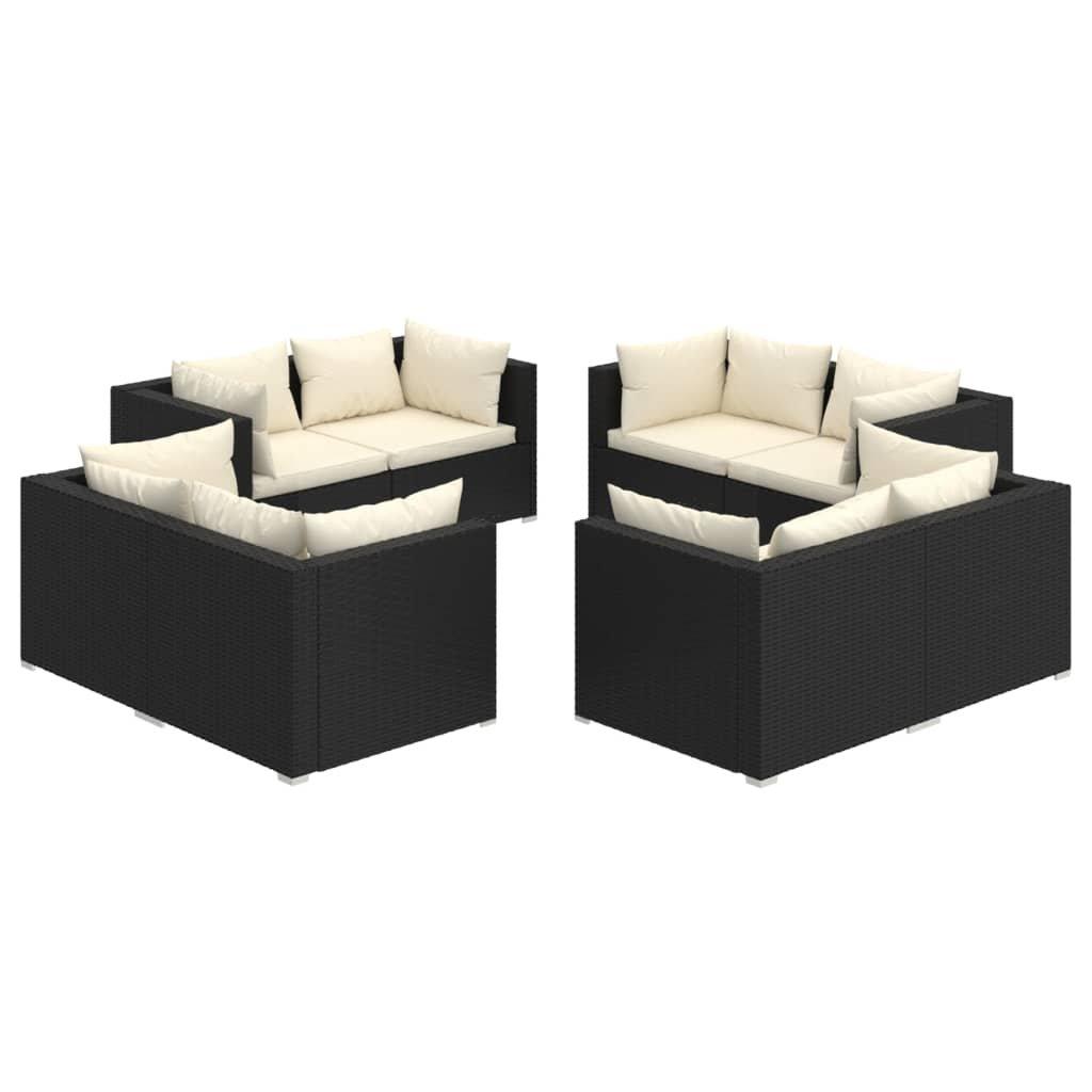 VidaXL Garten-lounge-set poly-rattan  