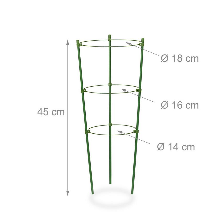 B2X Rankgitter 45 cm 6er Set  