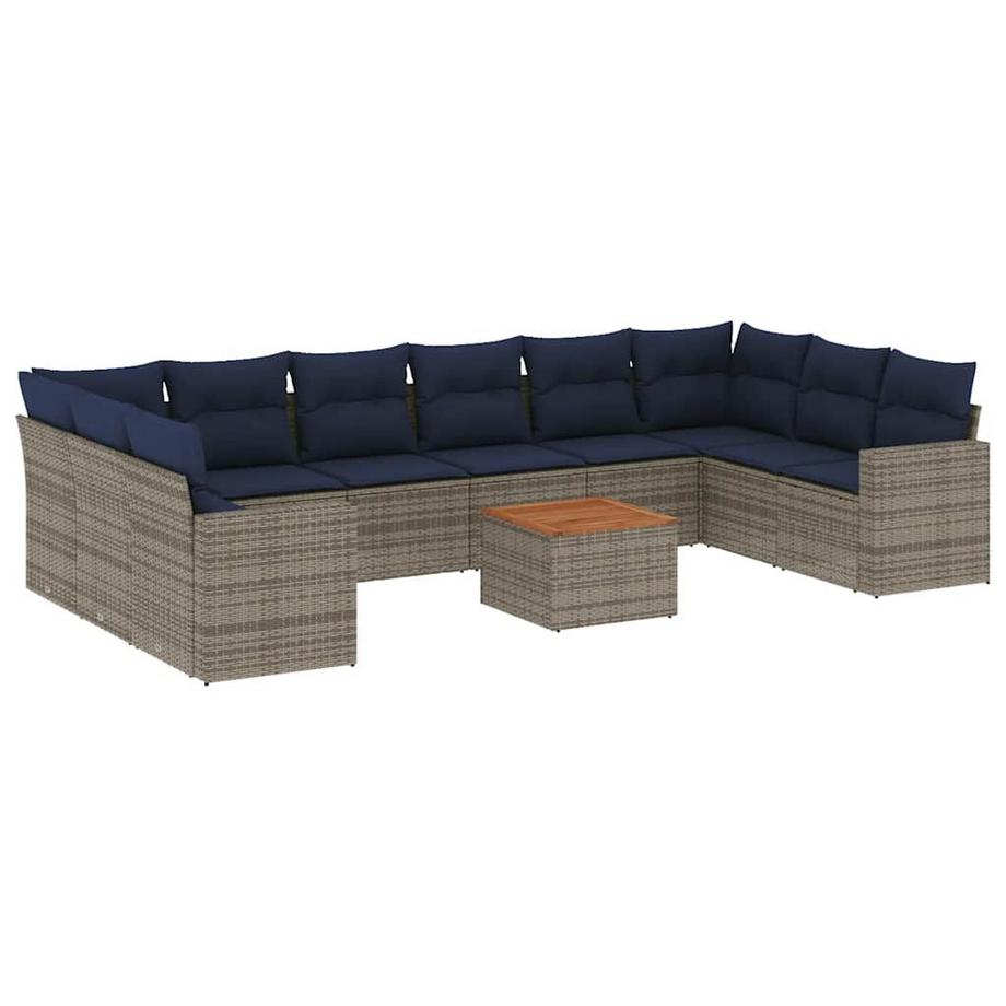 set divano da giardino Polirattan