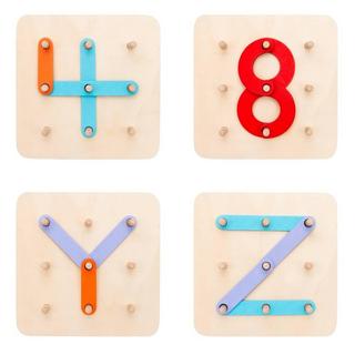 InnovaGoods  Gioco di lettere e numeri in legno - Koogame 
