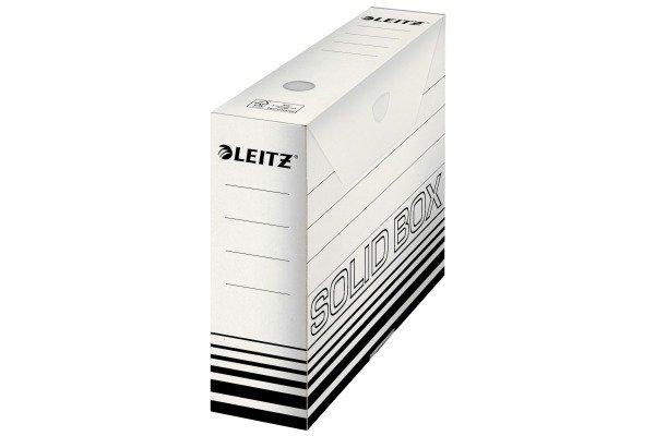 Leitz LEITZ Archiv-Box Solid A4 6127-00-01 weiss 80x257x330mm  