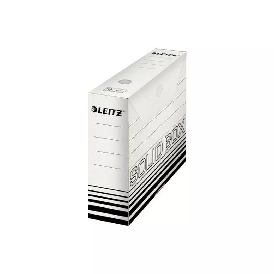 Leitz 61270001 Dateiablagebox Karton Schwarz, Weiß