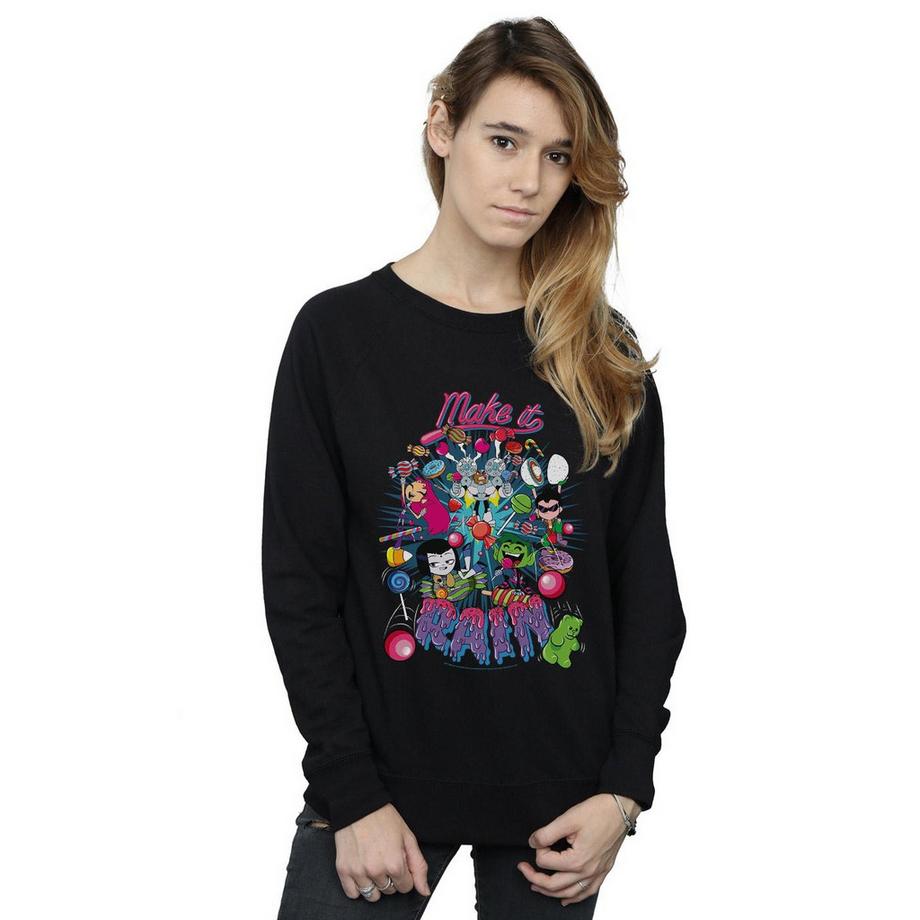 DC COMICS Teen Titans Go Make It Rain Sweatshirt  