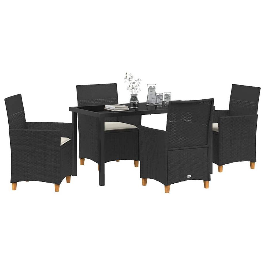 VidaXL Set da Pranzo per Giardino Polyrattan  
