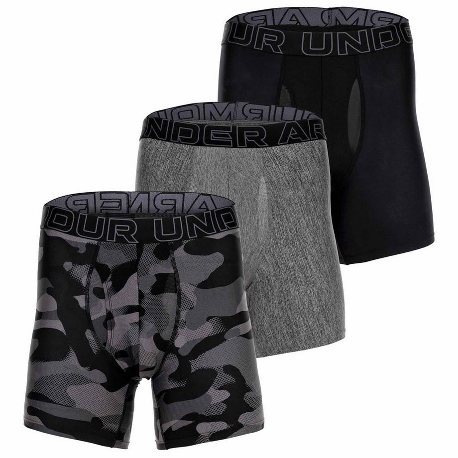 Boxershort  3er Pack Figurbetont-UA PERFORMANCE TECH - PRINT 6 IN 3PK