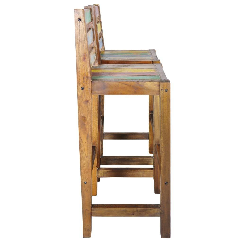 VidaXL Tabouret de bar bois  