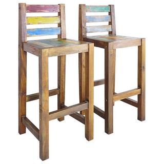 VidaXL Tabouret de bar bois  