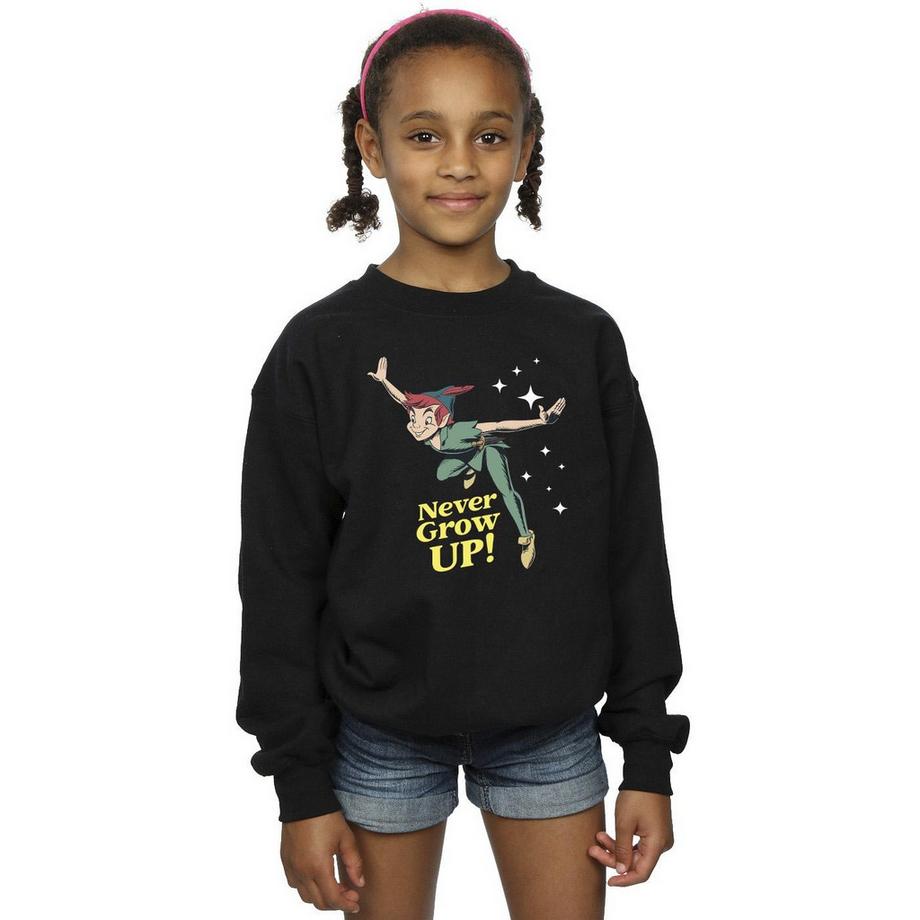 Disney  Never Grow Up Sweatshirt 
