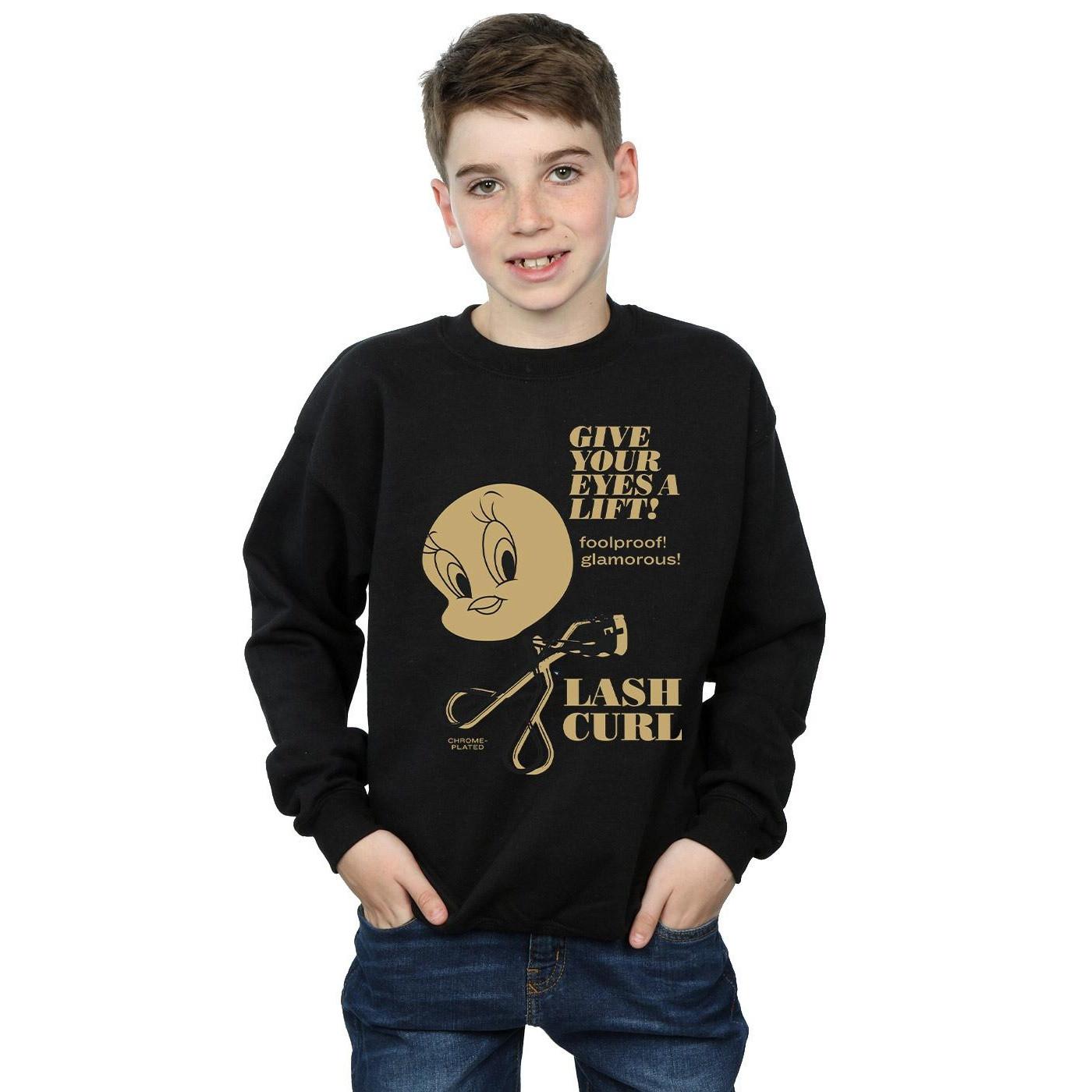 LOONEY TUNES  Tweety Pie Lash Curl Sweatshirt 