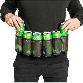 eStore  Ceinture à bière - camouflage - 6 canettes 