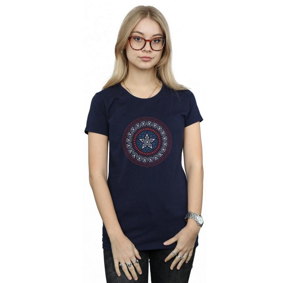 MARVEL Captain America Mandala T-Shirt  