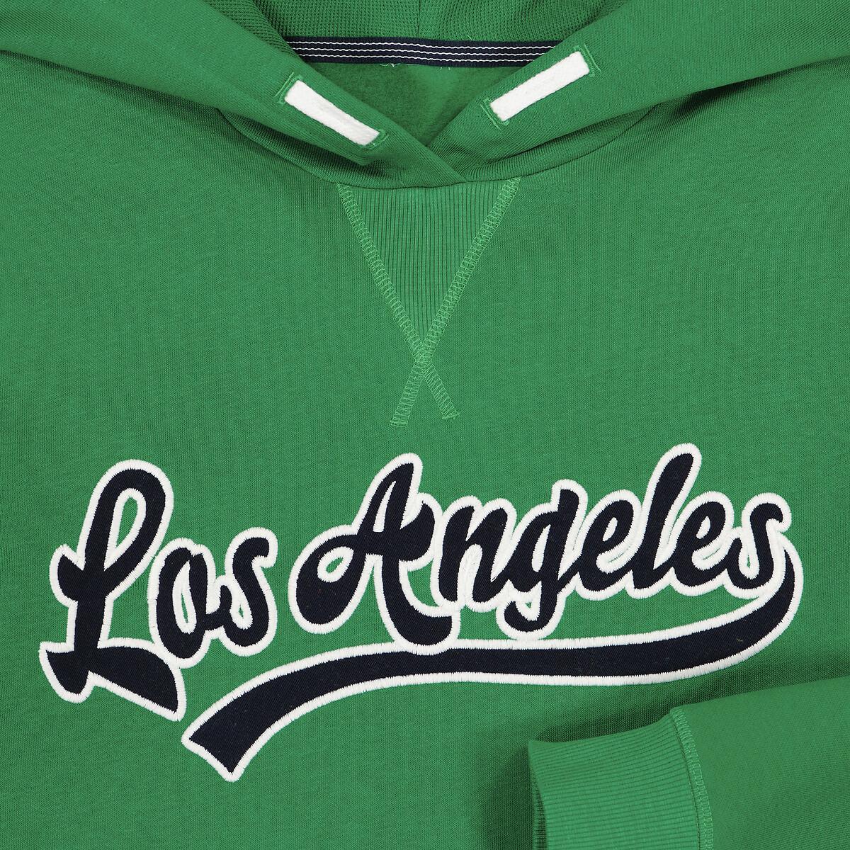 La Redoute Collections  Kapuzensweatshirt mit Los-Angeles-Stickerei 