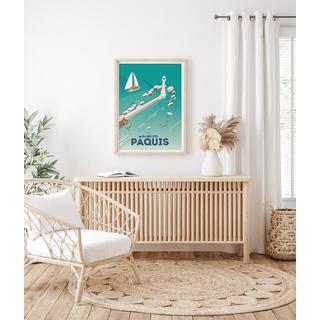 La-Jonx Affiche de Bains des Pâquis - Farniente  