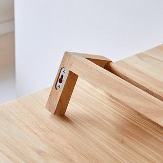 Tikamoon Handtuchhalter zur Wandmontage aus massivem Teakholz Kayu  