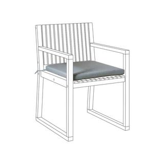 Beliani Cuscino per sedia en Lino sintetico Moderno SASSARI PREMIUM  