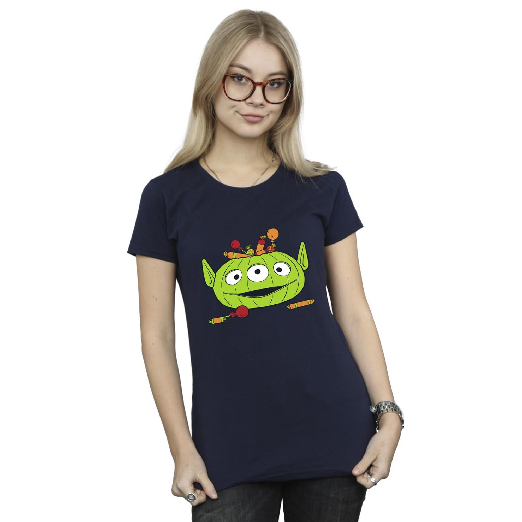 Toy Story T-shirt Alien Pumpkin Basket Halloween  
