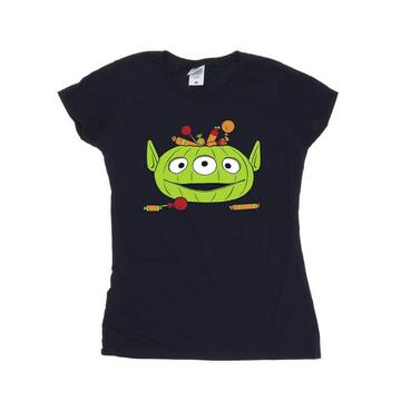 Alien Pumpkin Basket TShirt  Halloween