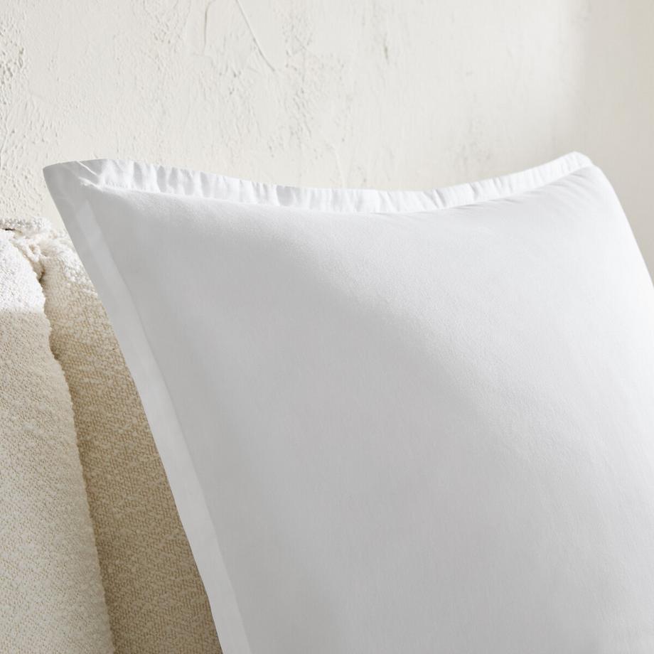 AM.PM Saria Taie d'oreiller en satin de coton lavé  