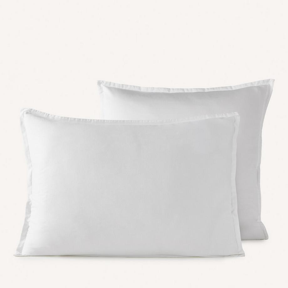 AM.PM Saria Taie d'oreiller en satin de coton lavé  