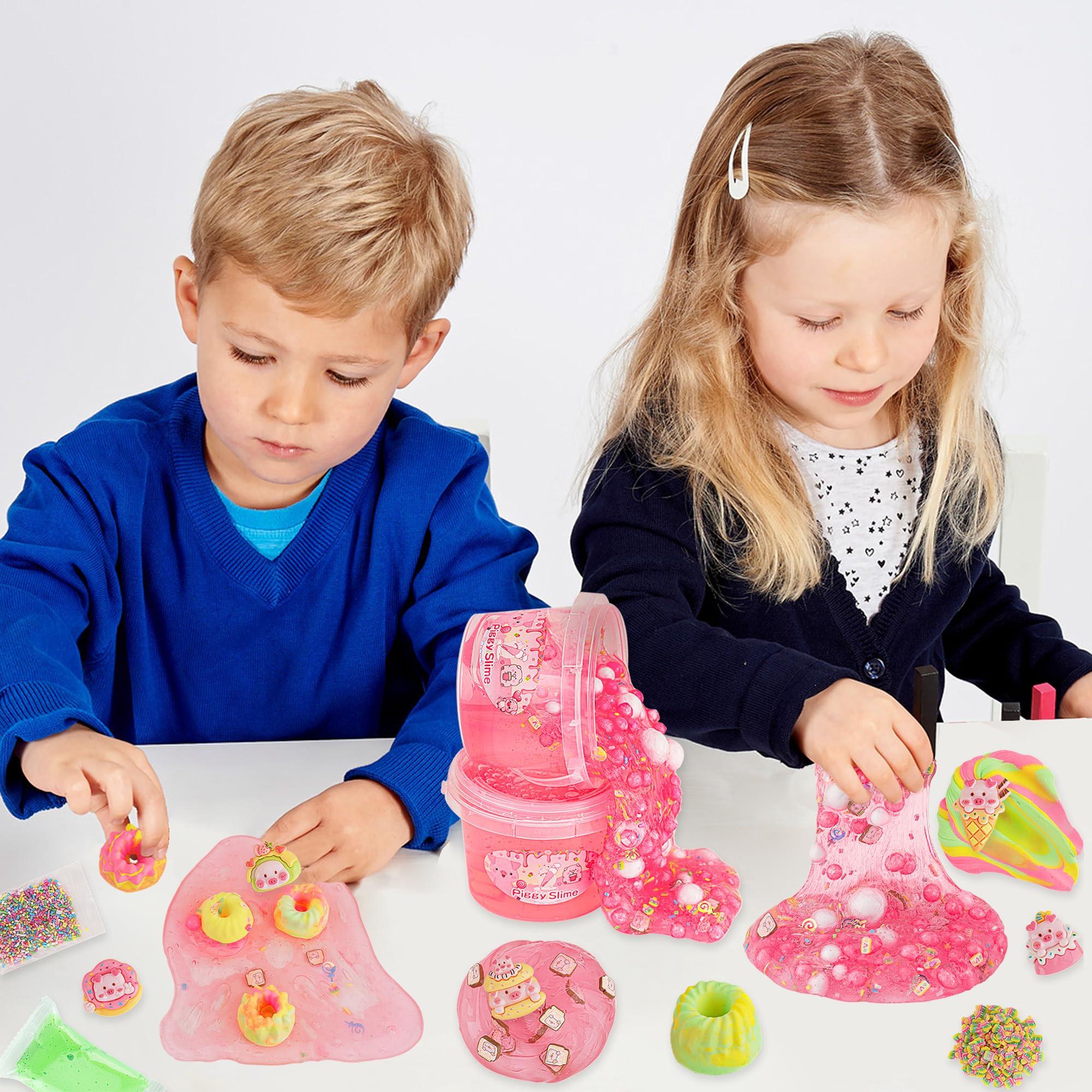 Activity-board  Clear Slime Schleim-Set für Kinder mit 11 Schleimeinsätzen 