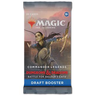 Wizards of the Coast  Commander Legends D&D: Battle for Baldur’s Gate Draft Booster Box - Magic the Gathering - EN 