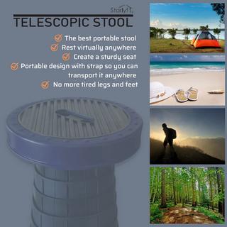 STARLYF  Telescopic Stool-Sgabello pieghevole portatile 