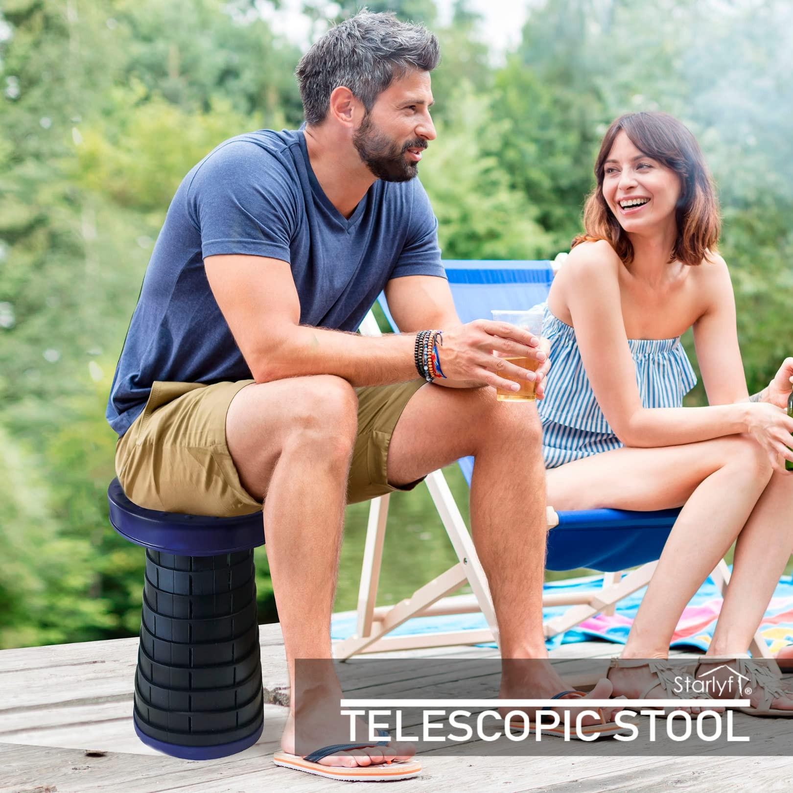 STARLYF  Telescopic Stool-Sgabello pieghevole portatile 