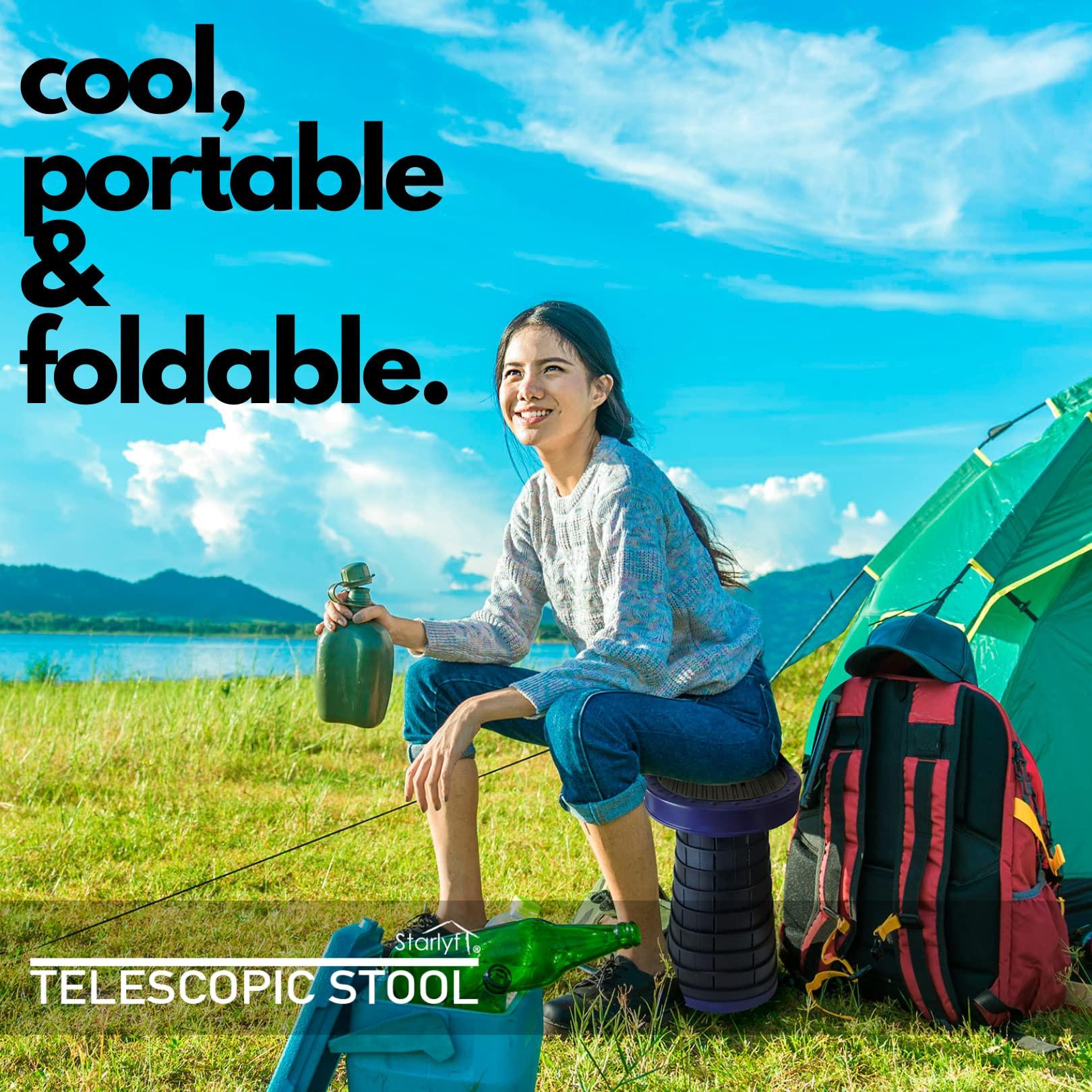 STARLYF  Telescopic Stool-Sgabello pieghevole portatile 