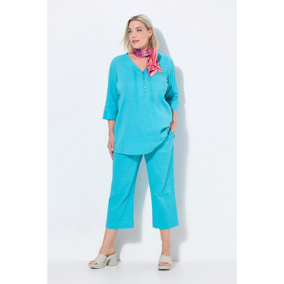 Ulla Popken Ruby 7/8 Geformtes Knie Gerade Bein Hose  