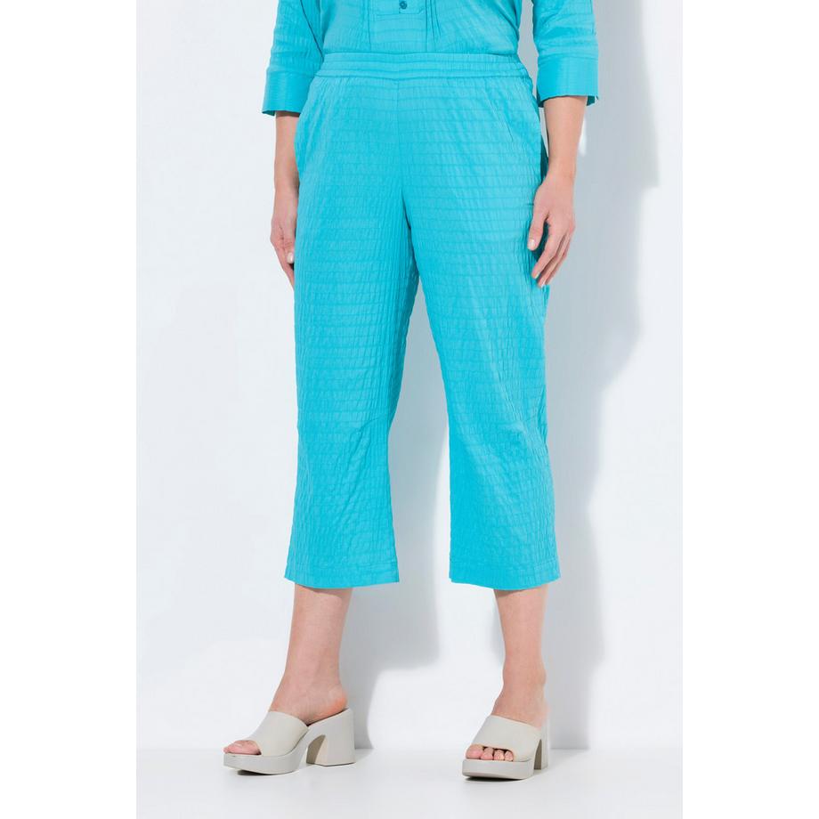 Ulla Popken Ruby 7/8 Geformtes Knie Gerade Bein Hose  