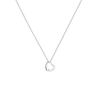 Elli  Halskette Herz Liebe Diamant (0.03 Ct.) 
