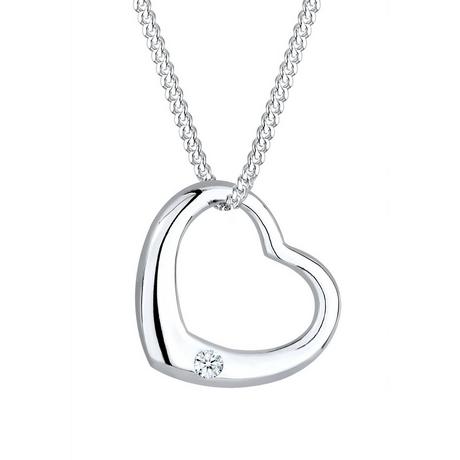 Elli  Halskette Herz Liebe Diamant (0.03 Ct.) 