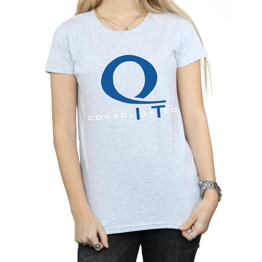 DC COMICS Q Consolidated Logo Regular Fit T-Shirt  