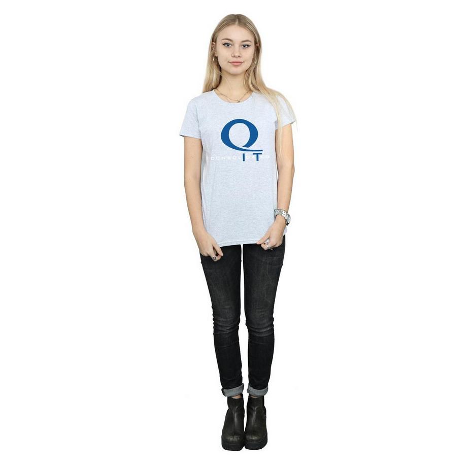 DC COMICS Q Consolidated Logo Regular Fit T-Shirt  