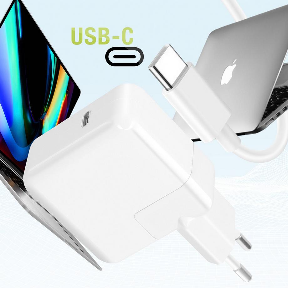 Avizar  Caricabatterie USB-C per MacBook carica rapida 30W cavo 1 metro e 70 